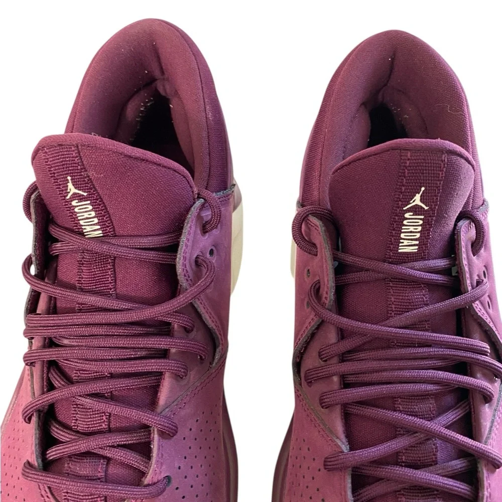 Nike Air Jordan Flight Fresh Premium‎ AH6462 625 Maroon Basketball Mens Size 8.5